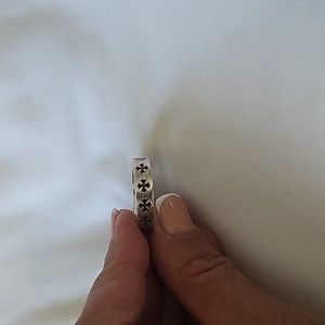 💯 Authentic CHROME HEARTS RING CH FOREVER 2003 925 white gold 7 UNISEX